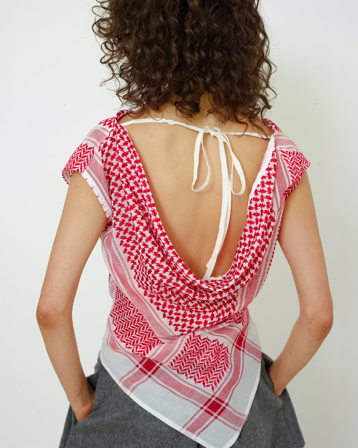 Shemagh Cowl Top