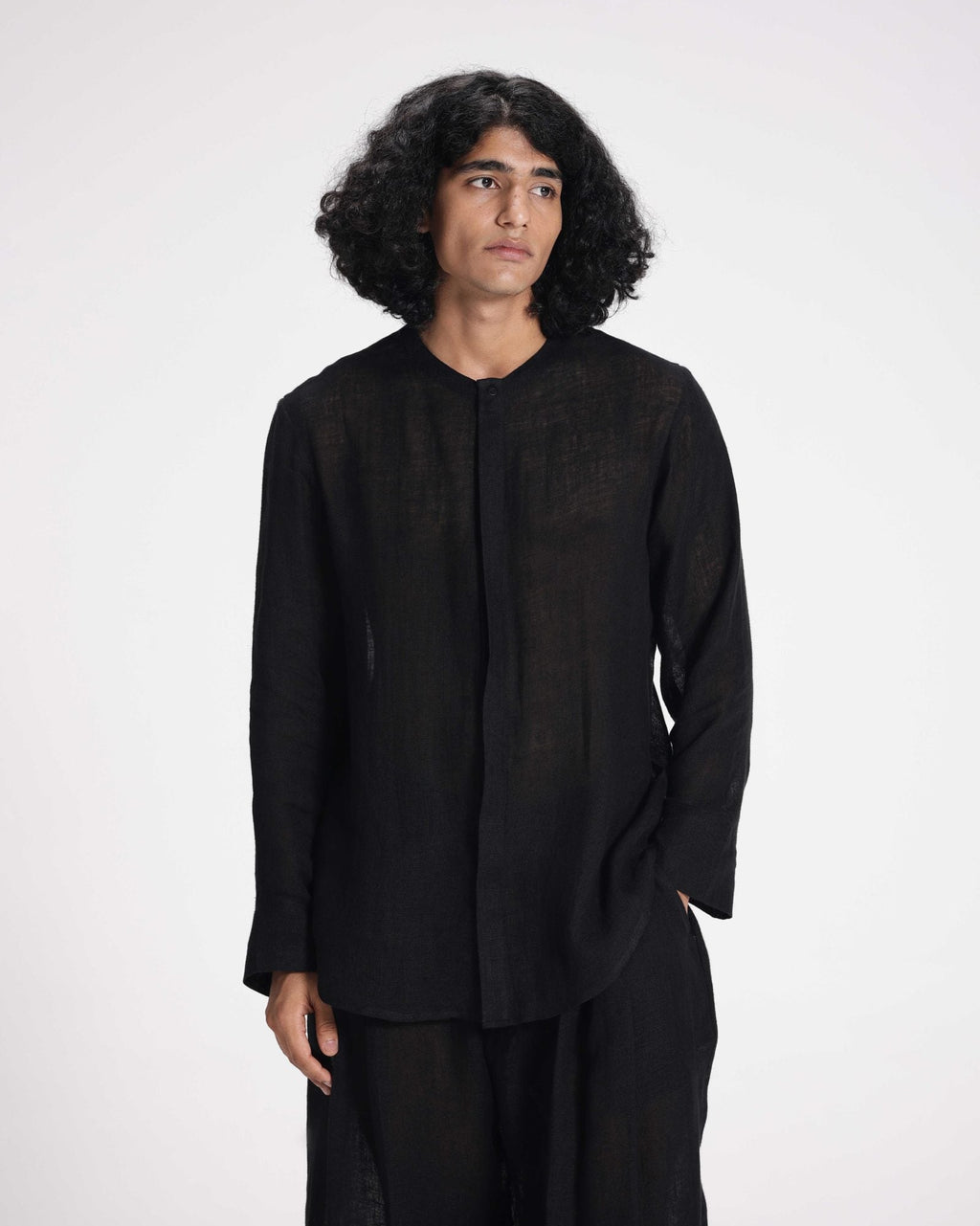 Sheer Full Sleeve Shirt