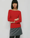 Boatneck 3/4 Sleeve Top