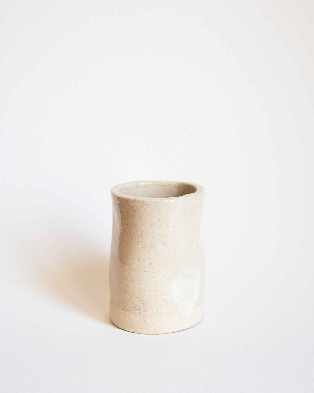 Cream Polka Cup