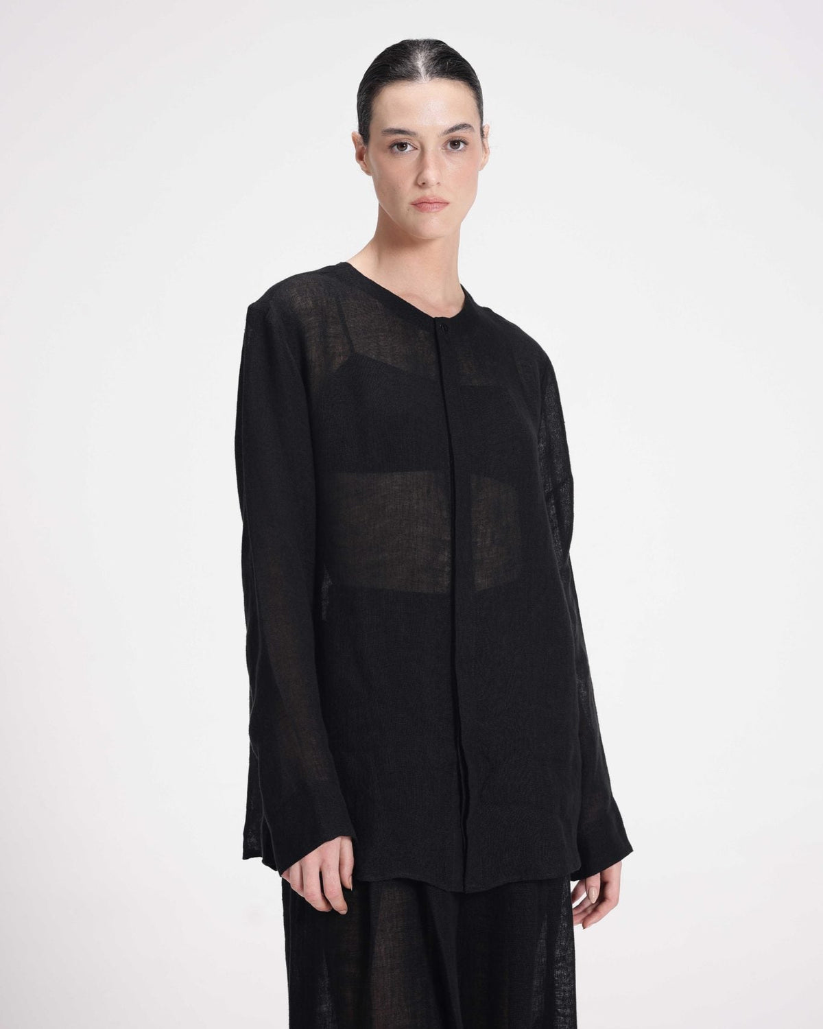Sheer Full Sleeve Shirt