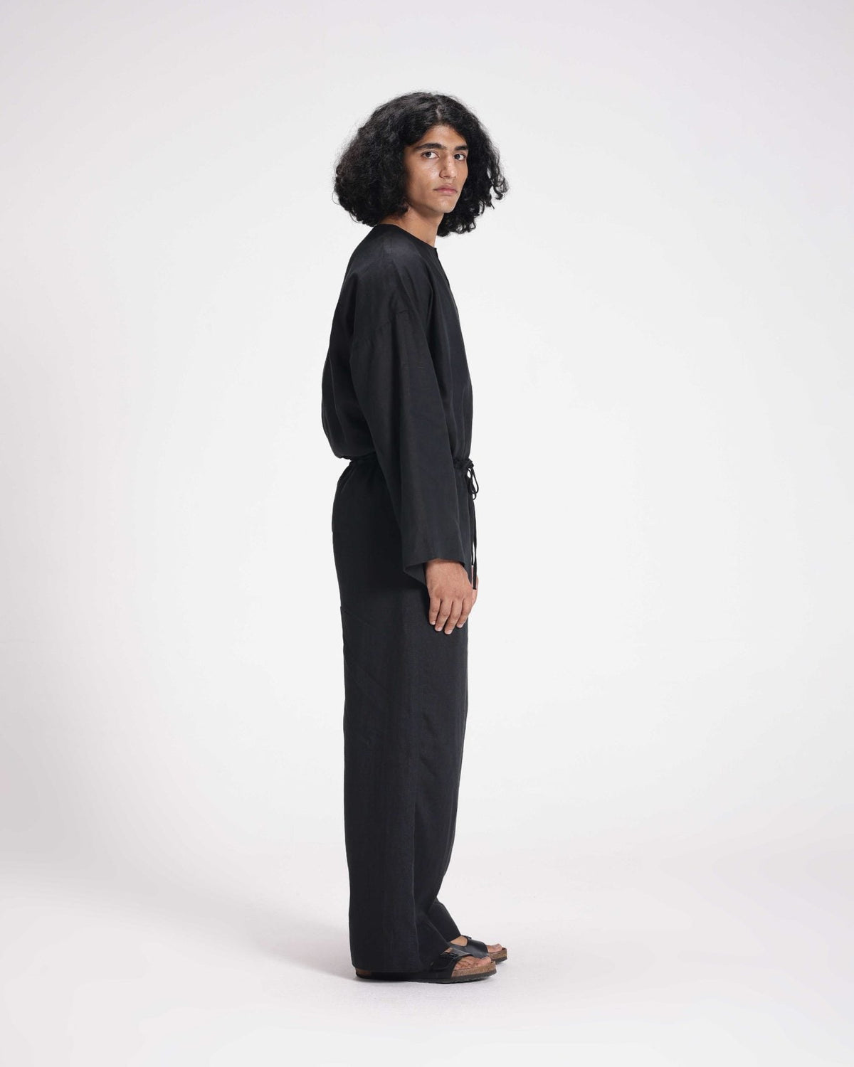 Straight Linen Pants