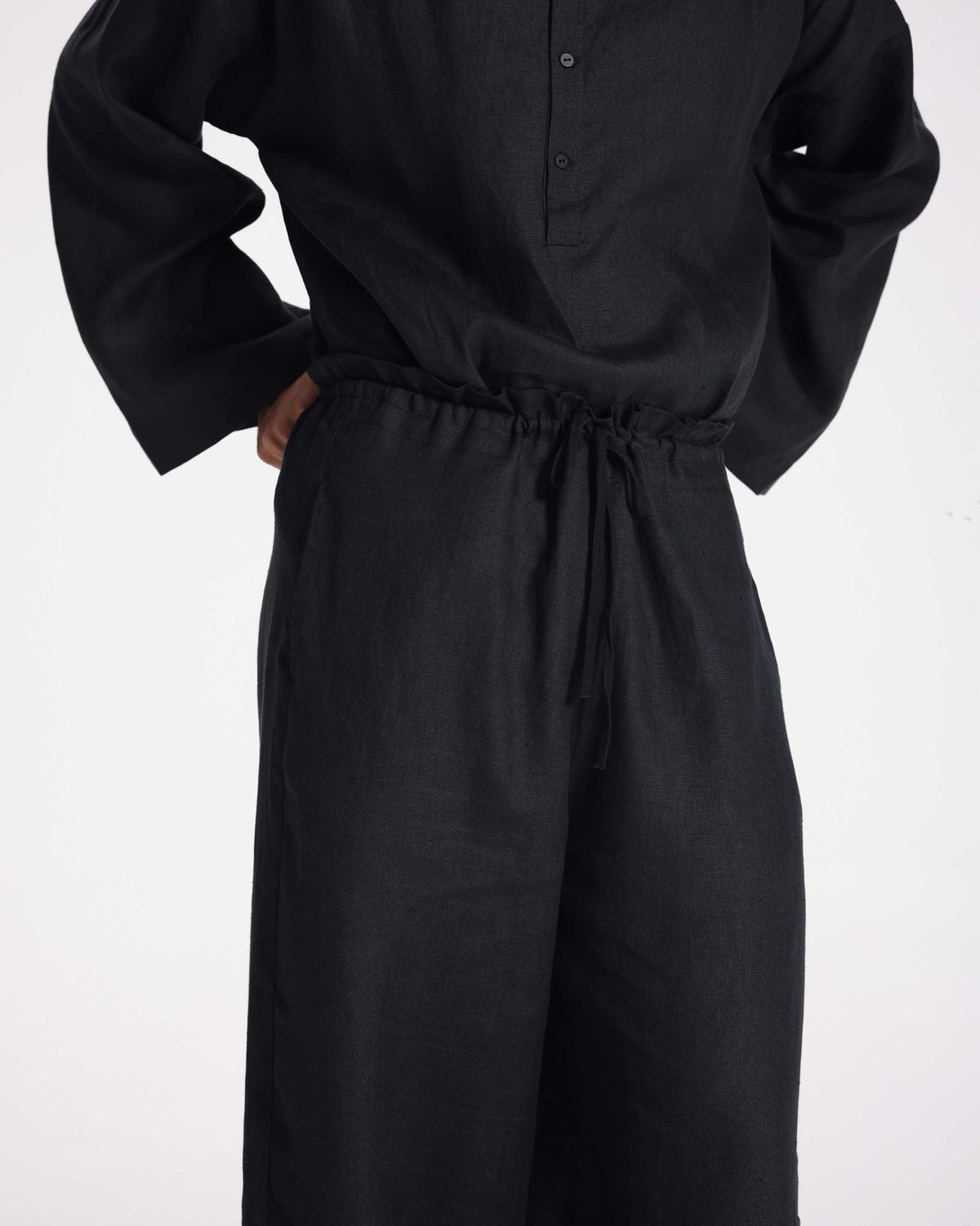 Straight Linen Pants