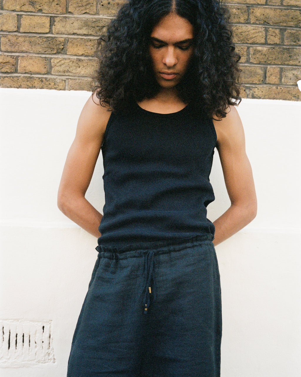 Straight Linen Pants