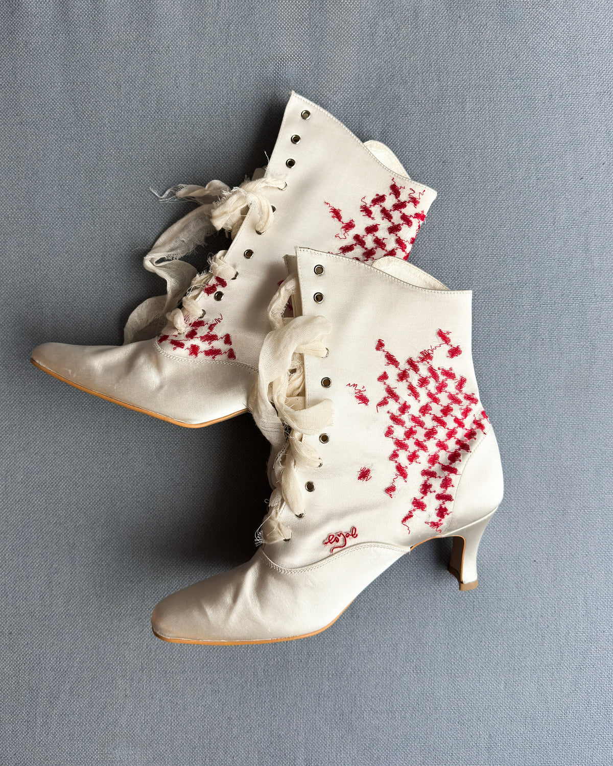 Red Shemagh Covered Boot