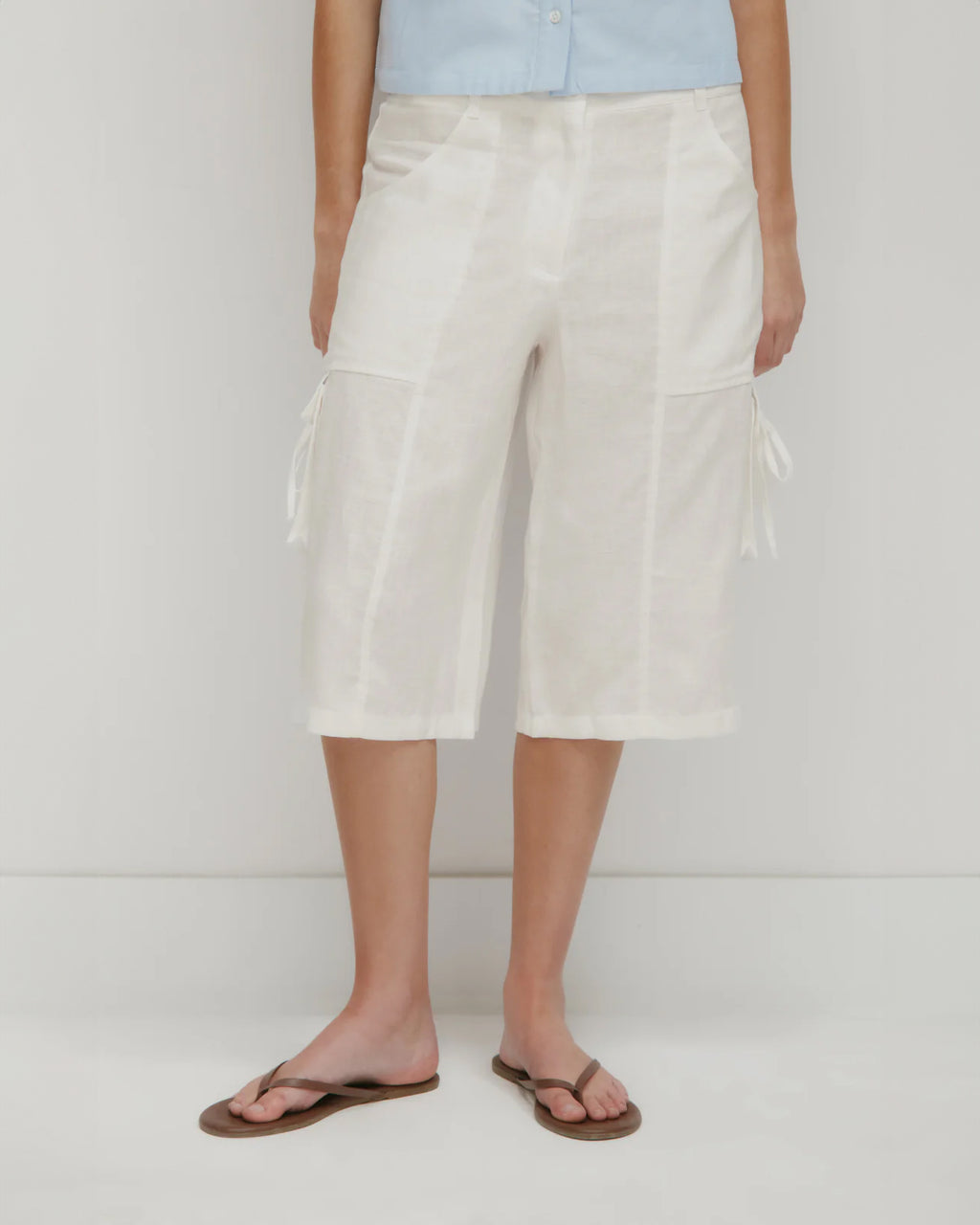 Sila Linen Tie Short